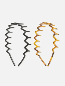 2-Pack Zigzag Headbands|Primark Hot