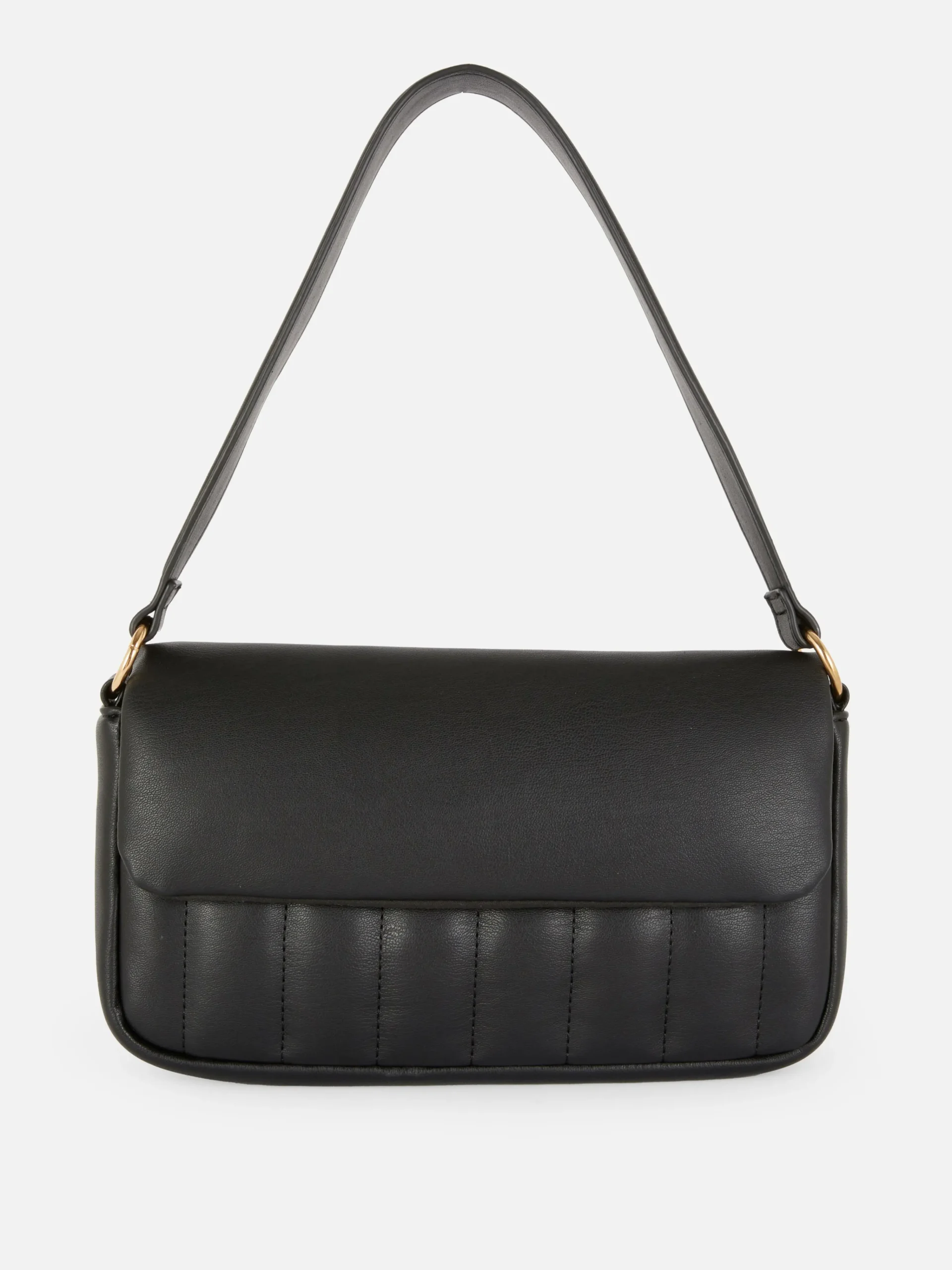Padded Faux Leather Shoulder Bag|Primark Outlet