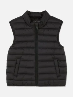 Padded Zip Vest|Primark Clearance