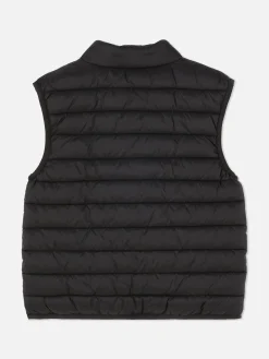 Padded Zip Vest|Primark Clearance