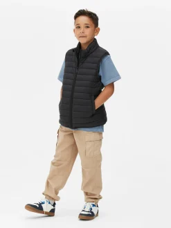 Padded Zip Vest|Primark Clearance