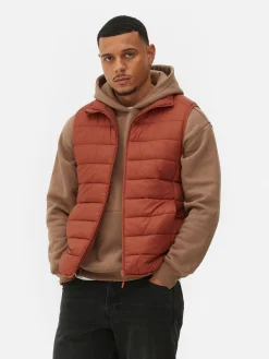 Padded Zip Vest|Primark New