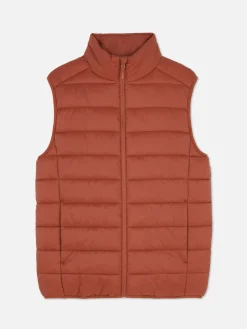 Padded Zip Vest|Primark New