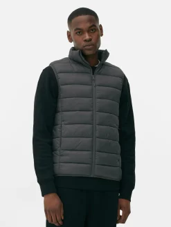 Padded Zip Vest|Primark