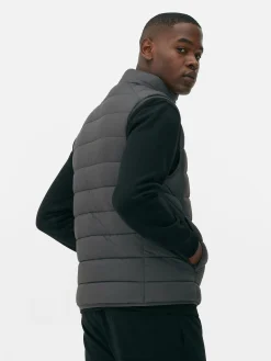 Padded Zip Vest|Primark