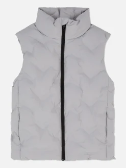 Padded Zip Vest|Primark Online