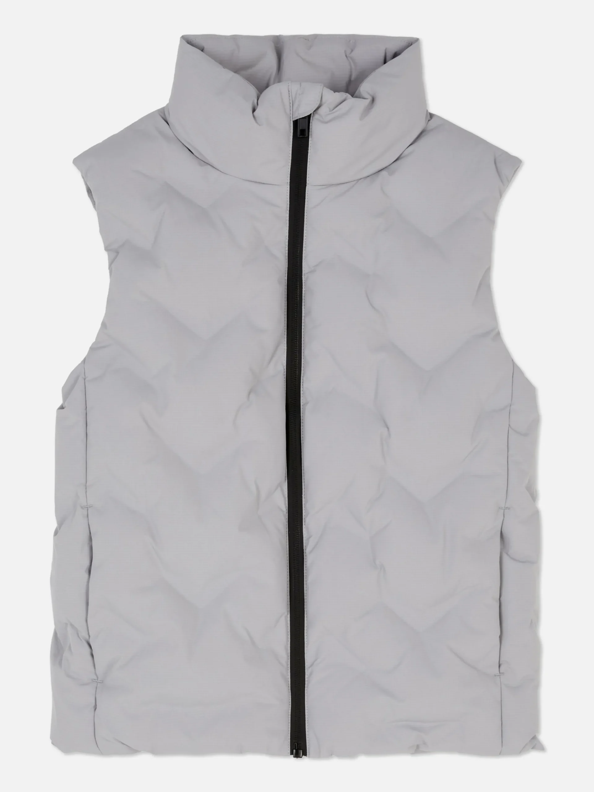 Padded Zip Vest|Primark Online