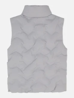 Padded Zip Vest|Primark Online