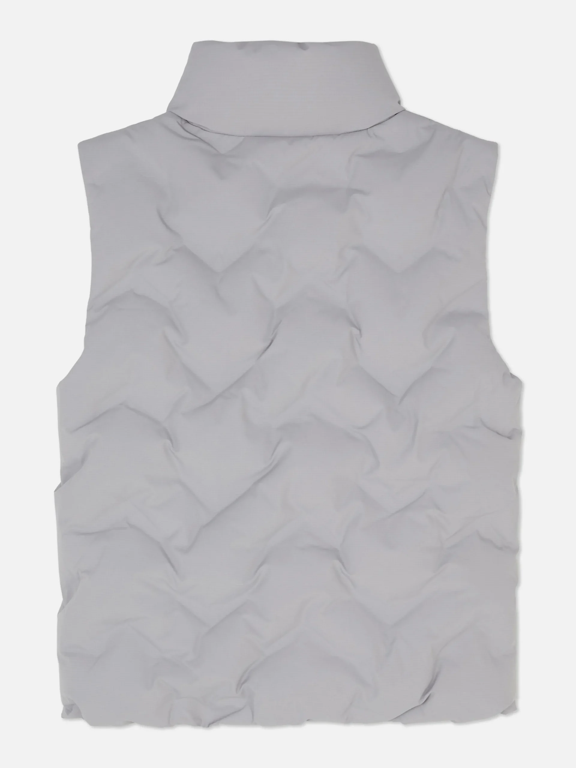 Padded Zip Vest|Primark Online