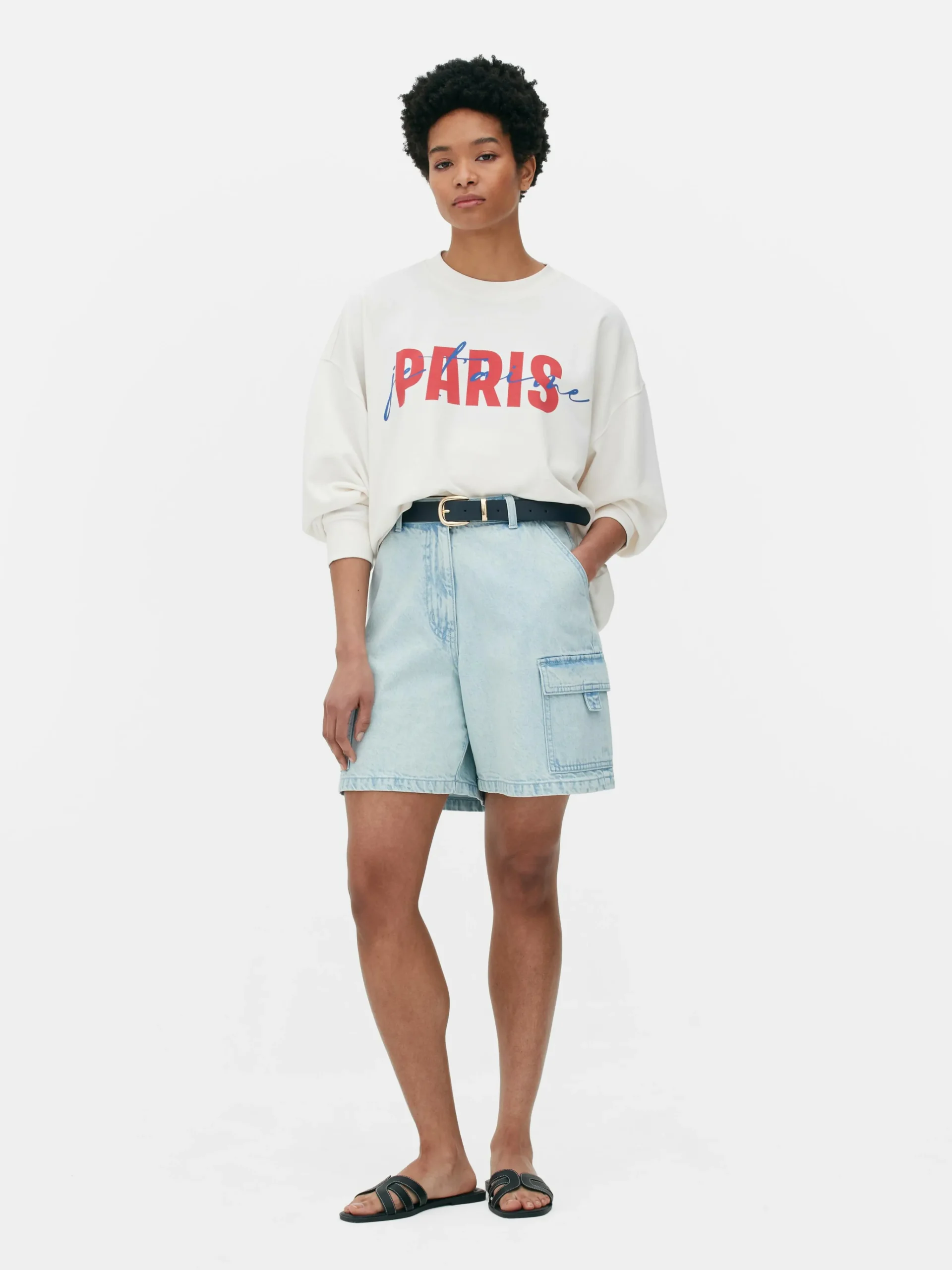 Paris Graphic Sweatshirt|Primark Online