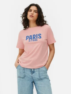 Paris Graphic T-Shirt|Primark Hot