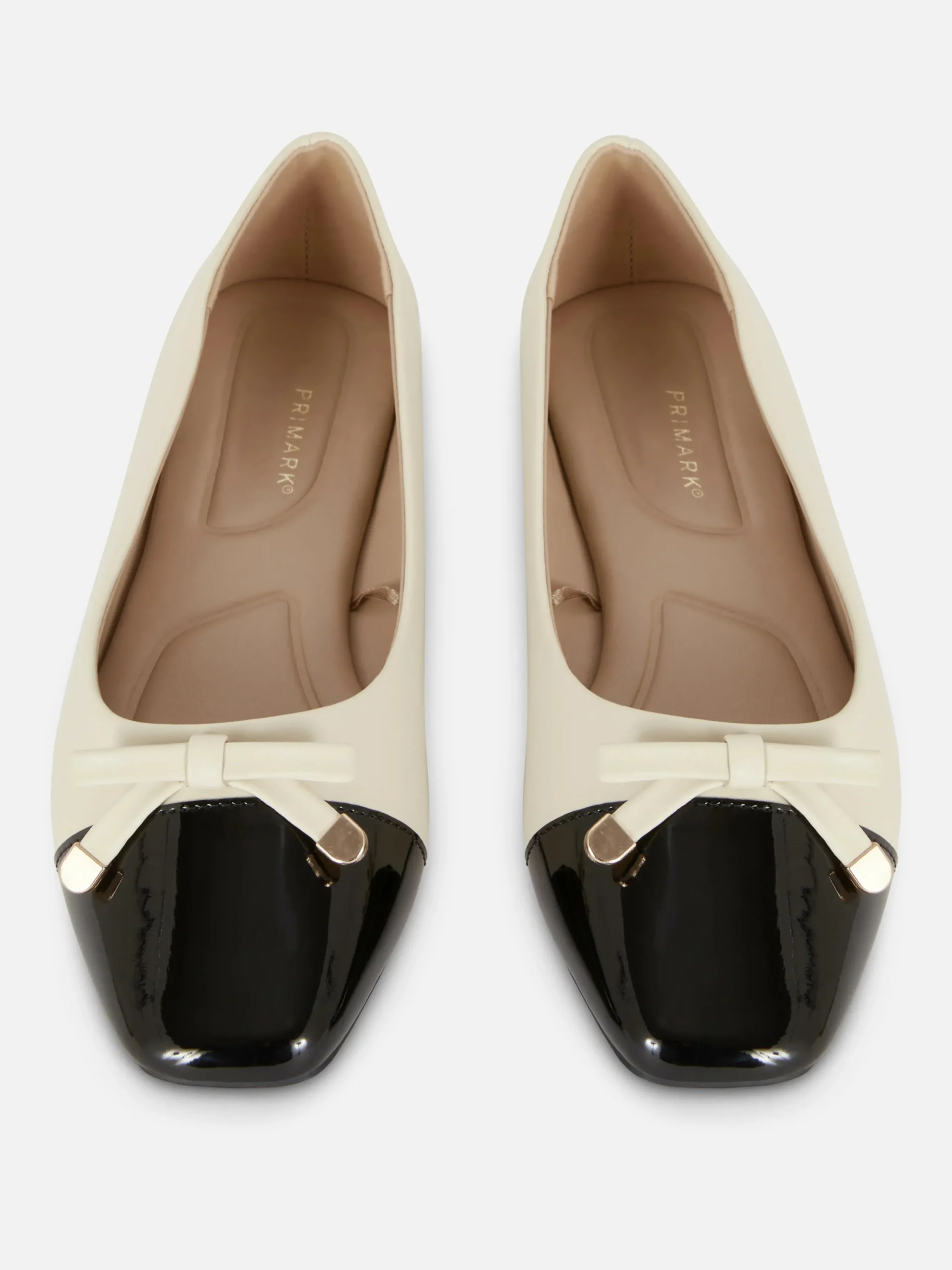 Patent Toe Ballet Flats|Primark Discount