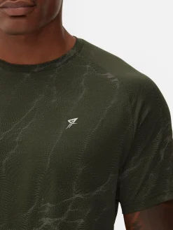 Patterned Performance T-Shirt|Primark New