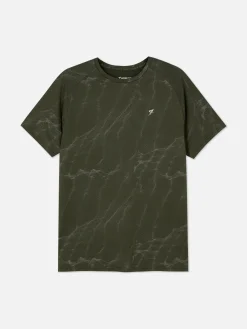Patterned Performance T-Shirt|Primark New