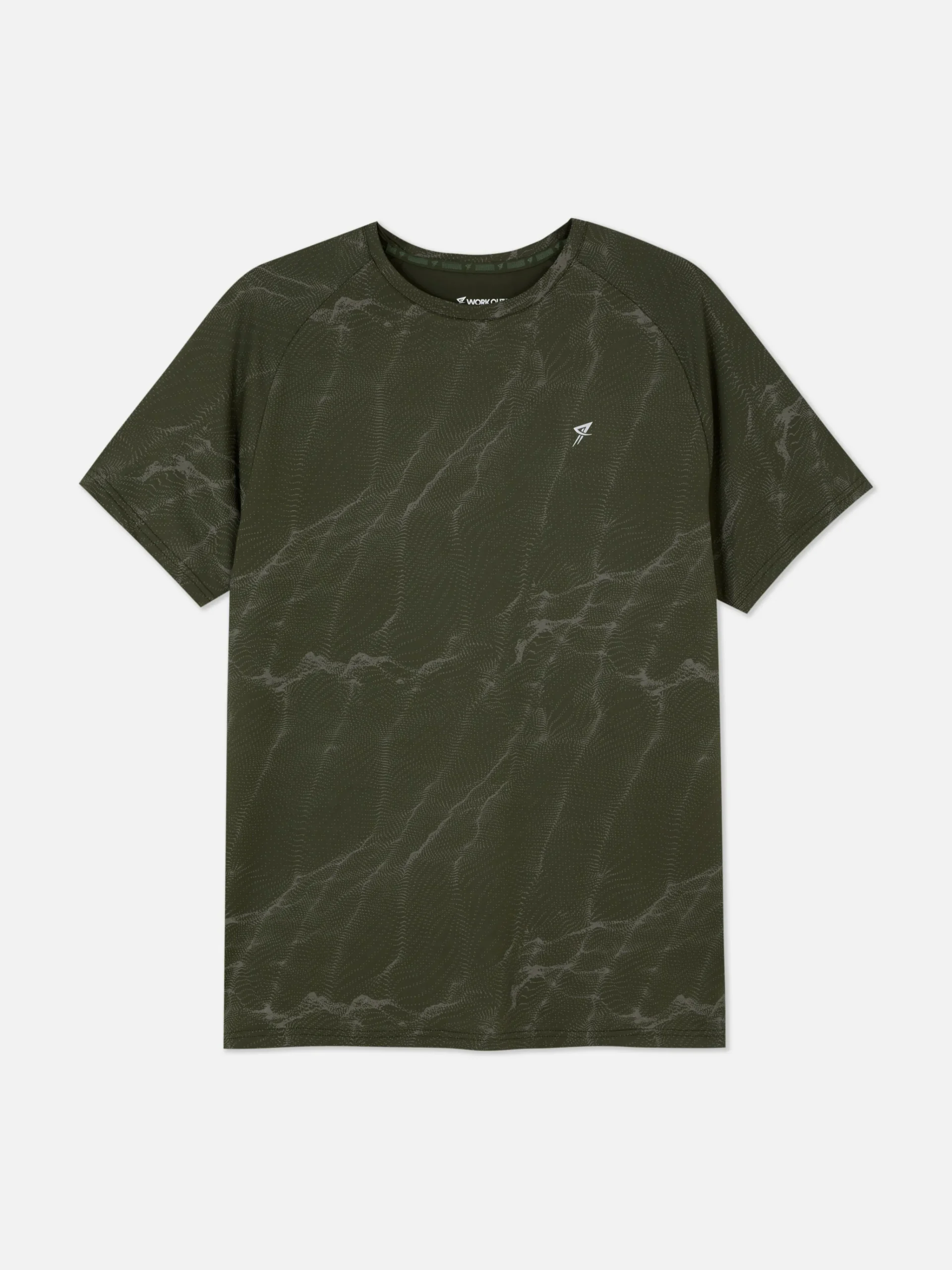 Patterned Performance T-Shirt|Primark New