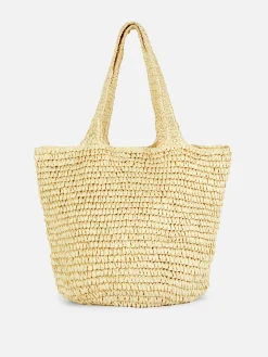 Paula Echevarría Oversized Straw Tote|Primark Outlet