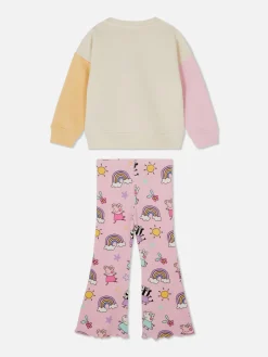 Peppa Pig Sweatshirt And Flared Leggings Set|Primark Online