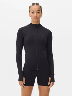 Performance Seamless Zip Jacket|Primark Online