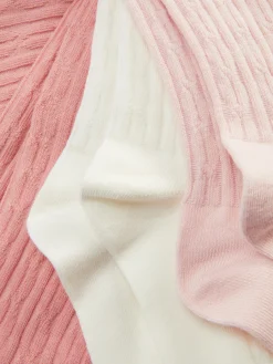 3pk Cable Knit Tights|Primark Outlet