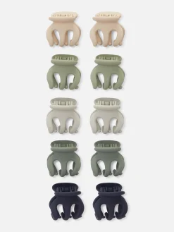 10pk Matte Mini Hair Clips|Primark Best