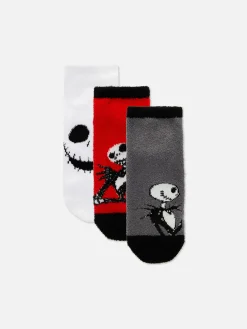 3pk Tim Burton’s The Nightmare Before Christmas Socks|Primark Outlet