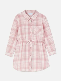 Plaid Shirt Dress|Primark Online