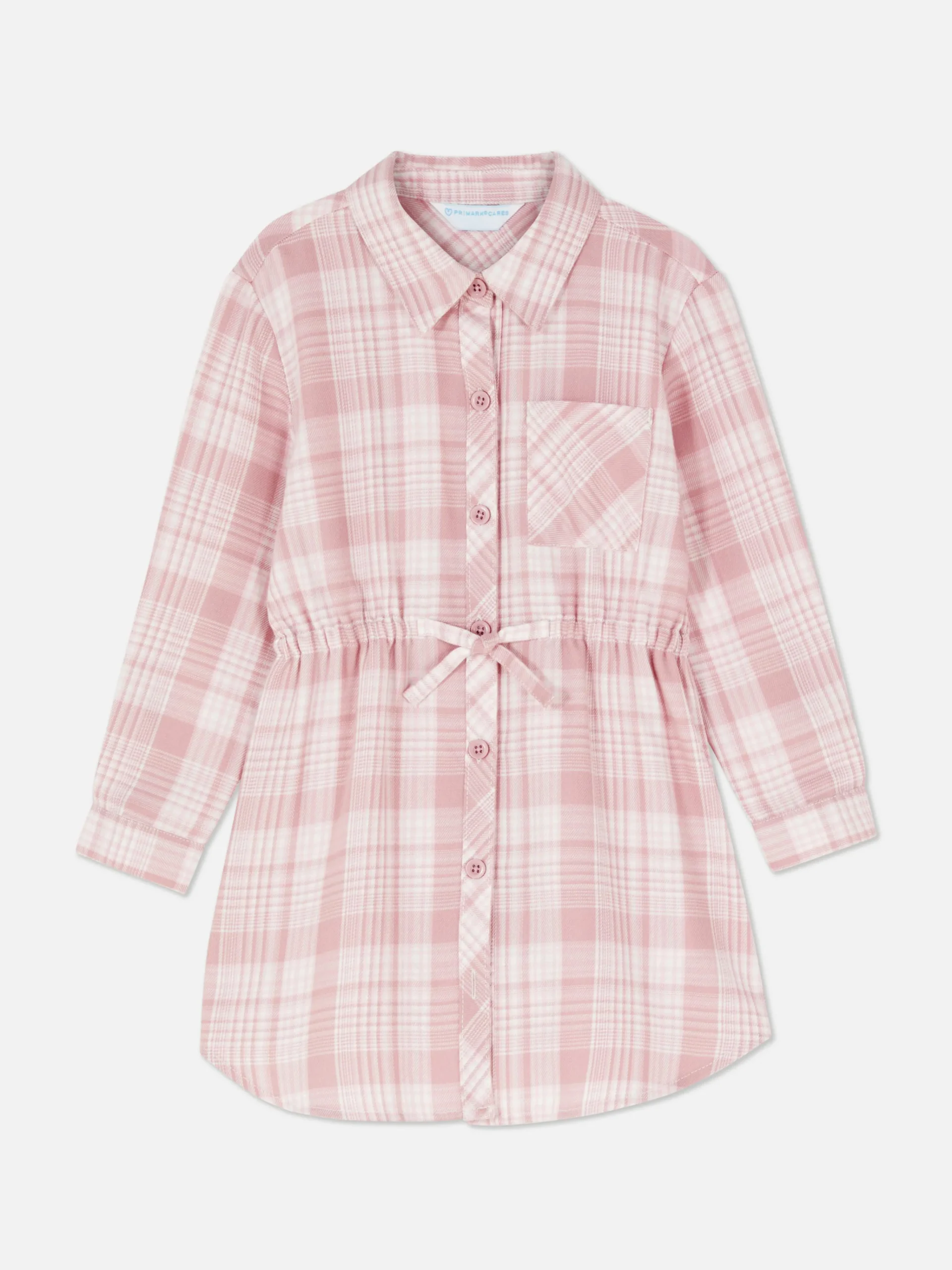 Plaid Shirt Dress|Primark Online