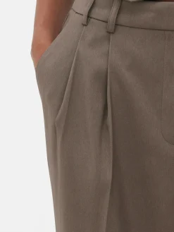 Pleated Tailored Pants|Primark New