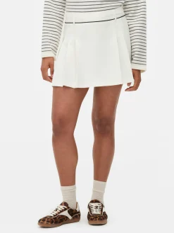 Pleated Tennis Mini Skirt|Primark New
