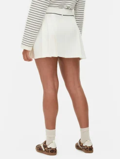 Pleated Tennis Mini Skirt|Primark New