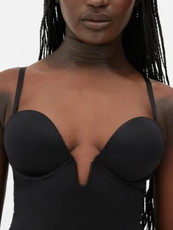 Plunging Cup Longline Shapewear Bodysuit|Primark Online