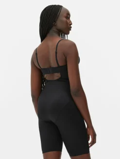 Plunging Cup Longline Shapewear Bodysuit|Primark Online