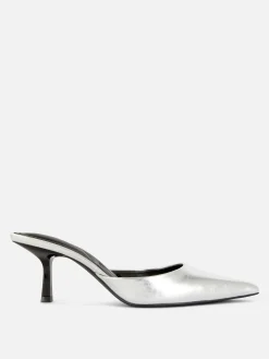 Pointed Toe Heeled Mules|Primark Clearance