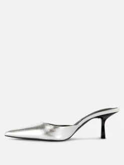 Pointed Toe Heeled Mules|Primark Clearance