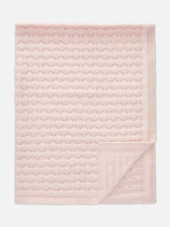 Pointelle Baby Blanket|Primark Clearance