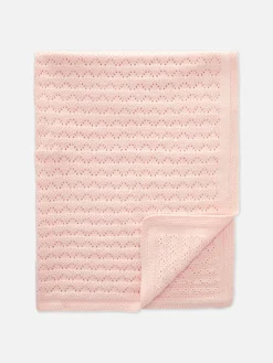Pointelle Knit Blanket|Primark Discount