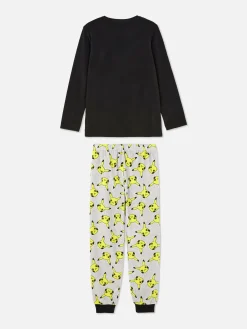 Pokémon Pikachu T-Shirt And Bottoms Pajamas|Primark Clearance
