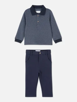 Polo Shirt And Pants Set|Primark
