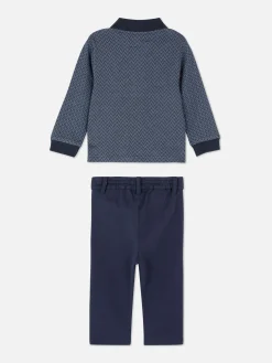 Polo Shirt And Pants Set|Primark