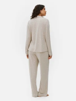 Printed Boyfriend Pajamas|Primark Online