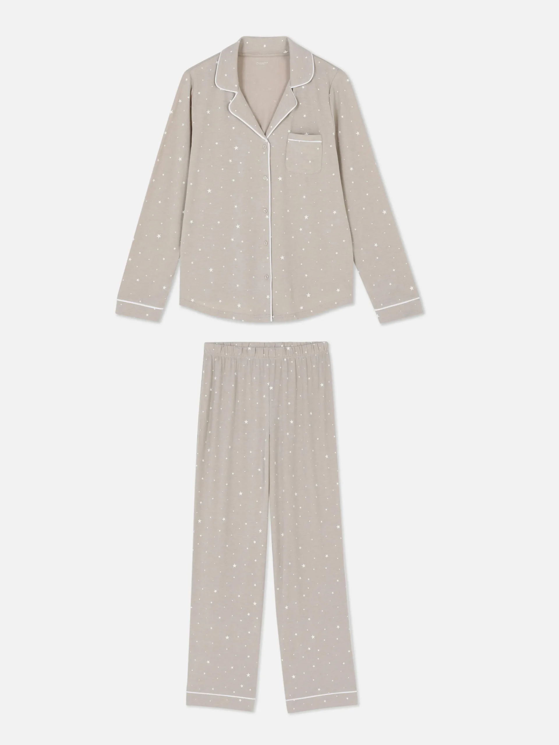Printed Boyfriend Pajamas|Primark Online