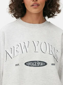Printed Oversized Sweatshirt|Primark Hot