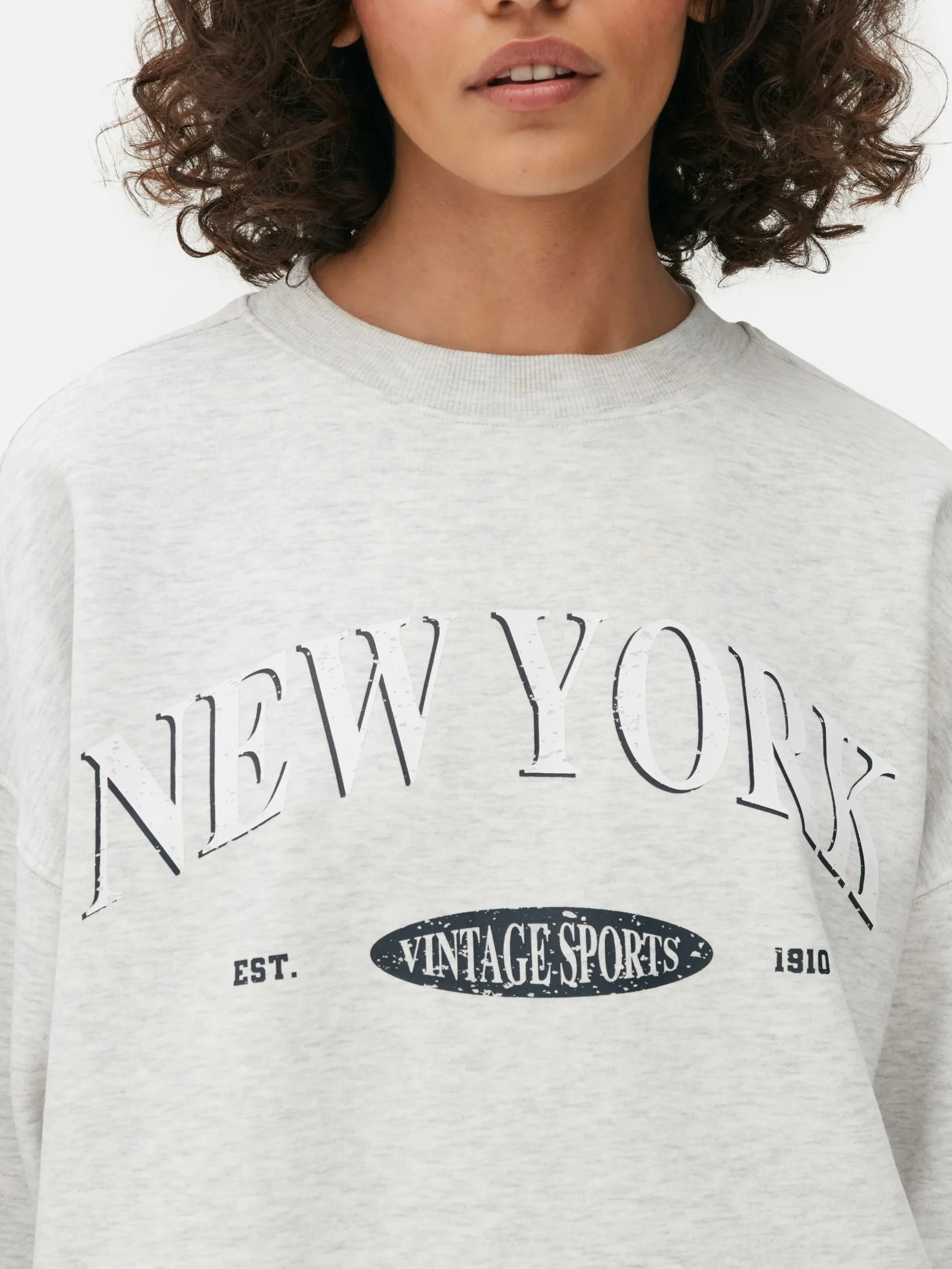 Printed Oversized Sweatshirt|Primark Hot