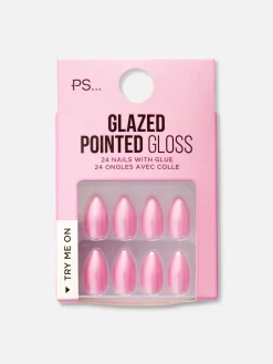 PS Glazed Pointed Faux Nails|Primark Discount