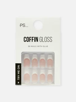 PS Glossy French Jewel Faux Nails|Primark Hot