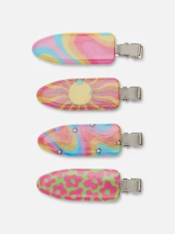 PS Patterned No Dent Hair Clips|Primark Clearance