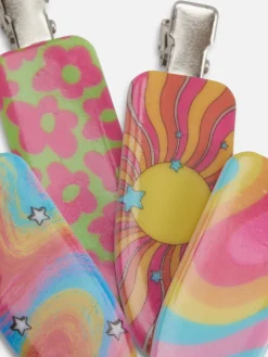 PS Patterned No Dent Hair Clips|Primark Clearance