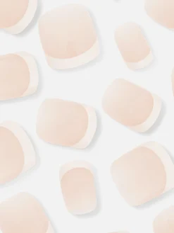 PS Square French Tip Gloss Faux Nails|Primark Discount