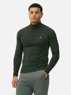 Quarter-Zip Long Sleeve Gym Top|Primark Outlet