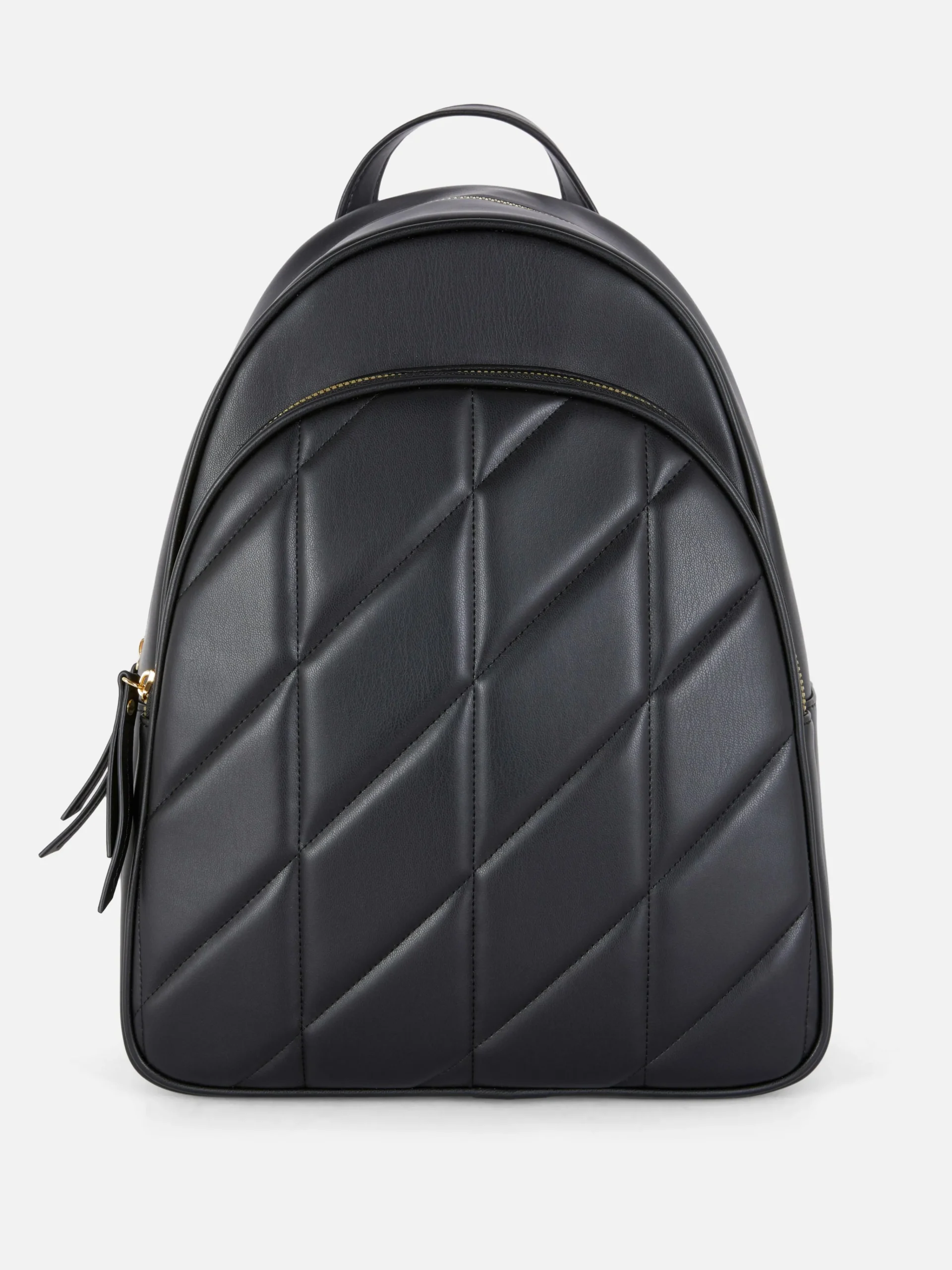 Quilted Faux Leather Backpack|Primark Online